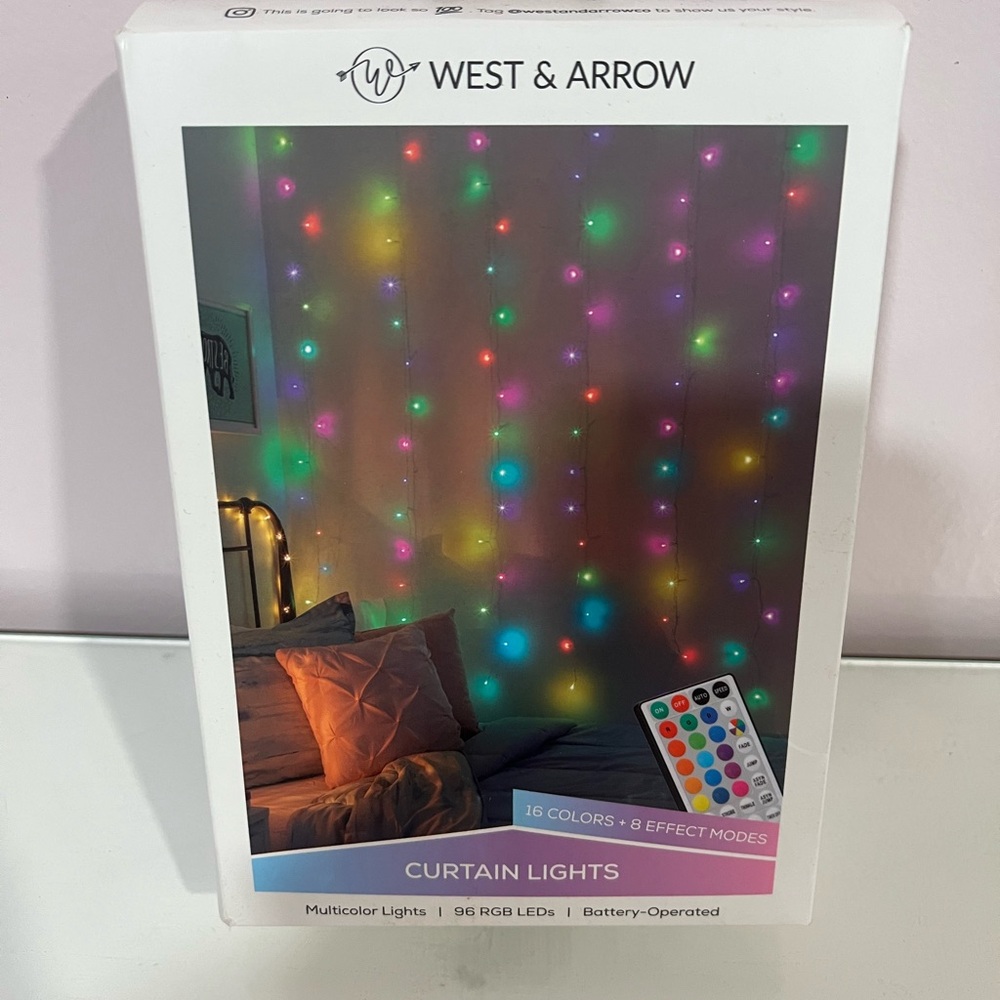 Multicolor LED Curtain Lights